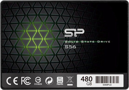 Picture of Silicon Power | S56 | 480 GB | SSD form factor 2.5" | Solid-state drive interface SATA | Read speed 560 MB/s | Write speed 530 MB/s