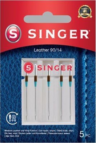 Picture of Singer Leather Needle 90/14 5PK