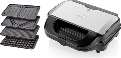 Attēls no ETA Sandwich maker Sorento 315190010 900 W, Number of plates 4, Number of pastry 2, Black/Stainless steel