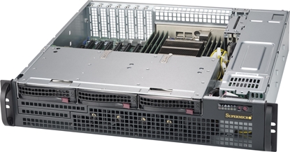 Picture of Supermicro CSE-825MBTQC-R802LPB computer case Rack Black 800 W