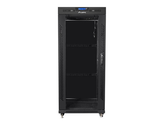 Picture of Lanberg 19" 22U 800X800 SCHWARZ GLAS TÜR LCD RACKMOUNT