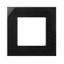 Picture of Maclean Ramka szklana Maclean MCE730B pojedyncza, czarna, 86x86mm