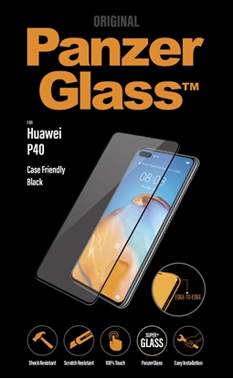 Attēls no PanzerGlass Szko hartowane do Huawei P40 Case Friendly Black (5369)