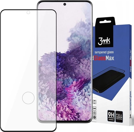 Picture of 3MK Szko 3mk HardGlass Max czytnik linii do Samsung Galaxy S20 Black uniwersalny