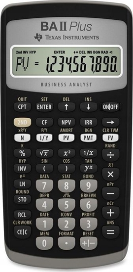 Изображение Texas Instruments BA II Plus