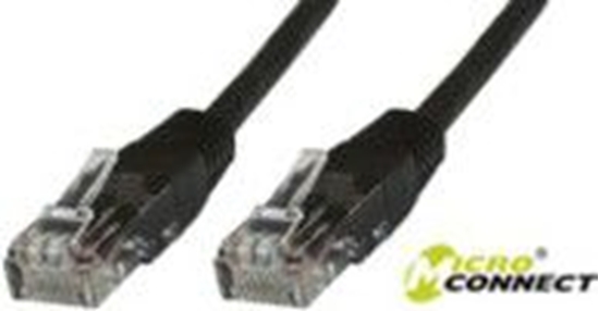 Picture of MicroConnect U/UTP CAT5e 0.3M Black PVC (UTP5003S)