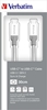 Picture of Verbatim USB-C to USB-C Stainless Steel Sync & Charge Cable USB 3.1 GEN 2 30cm