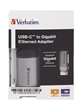 Изображение Verbatim USB-C GIGABIT Adapter Ethernet 10 cm cable