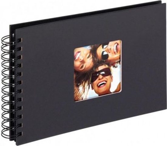 Picture of Walther Fun black Spiral 23x17 40 black Pages SA109B