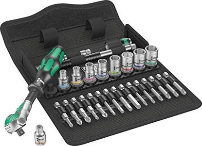 Picture of Wera 8100 SA 9 Zyklop Speed- Ratchet Set, 1/4  Drive imperial