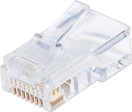 Изображение Techly Wtyk modularny, RJ45, 8P8C, CAT.6, UTP, 100 sztuk (028894)