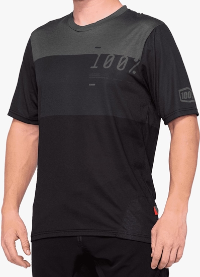 Picture of 100% Koszulka mska Airmatic Jersey charcoal black r. L