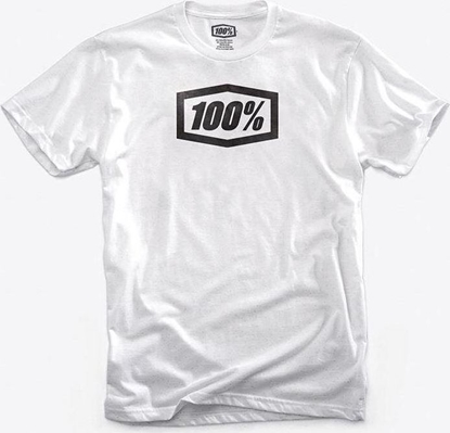 Attēls no 100% T-shirt 100% ESSENTIAL krótki rkaw White roz. M (NEW)