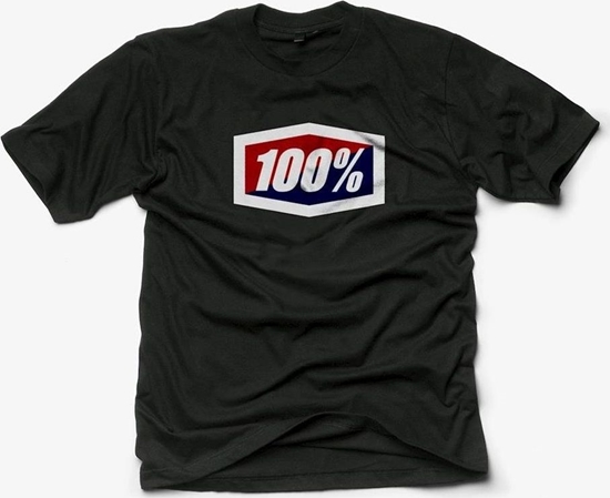 Picture of 100% T-shirt 100% OFFICIAL krótki rkaw black roz. L (NEW)