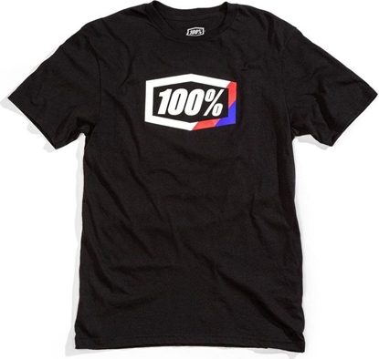Attēls no 100% T-shirt 100% STRIPES krótki rkaw Black roz. XL (NEW)