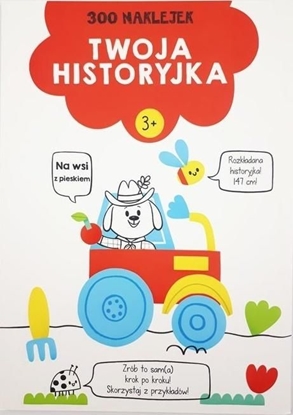 Picture of 300 naklejek. Twoja historyjka 3+ (czerwona)