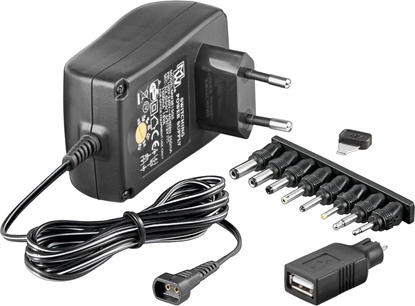 Attēls no MicroConnect 3-12V Univ. Power Supply (PETRAVEL30)