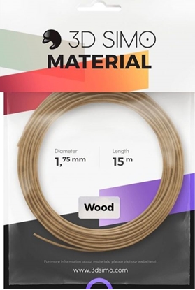 Изображение 3DSimo Filament Wood brązowy (G3D3003)