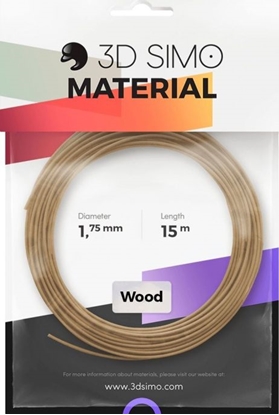 Attēls no 3DSimo Filament Wood brzowy (G3D3003)