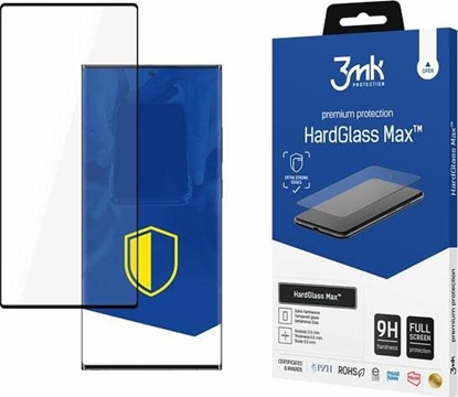 Attēls no 3MK Szko hartowane 3MK HardGlass Max Samsung Galaxy S22 Ultra czarne