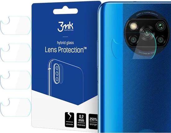 Picture of 3MK SZKO HYBRYDOWE 3MK LENS PROTECTION XIAOMI POCO X3 NFC