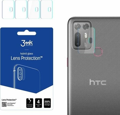 Attēls no 3MK Szko hybrydowe na obiektyw aparatu 3MK Lens Protection HTC Desire 20+ [4 PACK]
