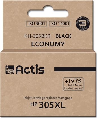 Изображение Tusz Actis Tusz Actis KH-305BKR do drukarki HP; Zamiennik 3YM62AE; Standard; 20 ml; black