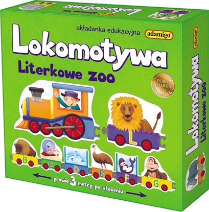 Изображение Adamigo Lokomotywa - Literkowe ZOO (7219)