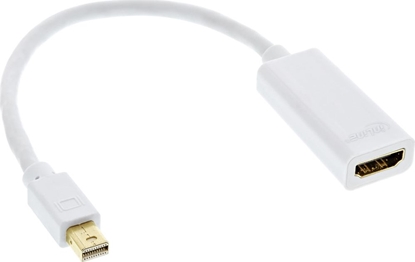 Изображение Adapter AV InLine DisplayPort Mini - HDMI biały (17193K)