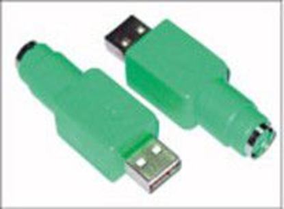 Attēls no Adapter USB MicroConnect USB - PS/2 Zielony  (USBAPS2F)