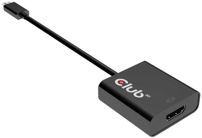 Attēls no Adapter USB Club 3D USB-C - HDMI Czarny  (CAC-2504)