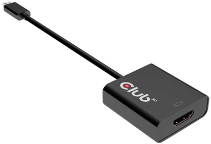 Attēls no Adapter USB Club 3D USB-C - HDMI Czarny  (CAC-2504)