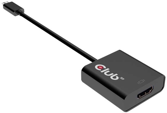 Изображение Adapter USB Club 3D USB-C - HDMI Czarny  (CAC-2504)