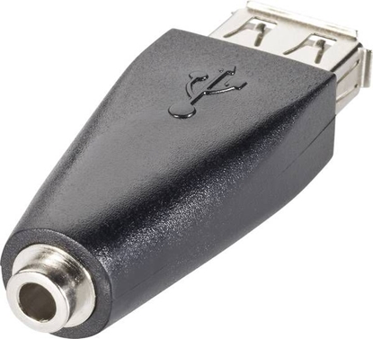 Attēls no Adapter USB Goobay USB - Jack 3.5mm Czarny  (93982)