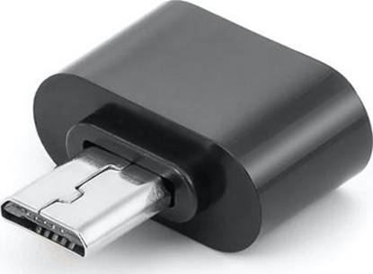 Attēls no Adapter USB microUSB - USB Czarny  (26856)