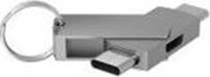 Attēls no Adapter USB TerraTec USB-C - microUSB Srebrny  (272986)