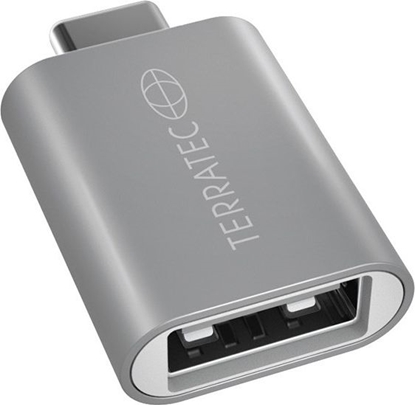 Attēls no Adapter USB TerraTec USB-C - USB Srebrny  (251732)