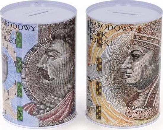 Изображение Adar Skarbonka metal waluta pln 500501 cena za 1 szt