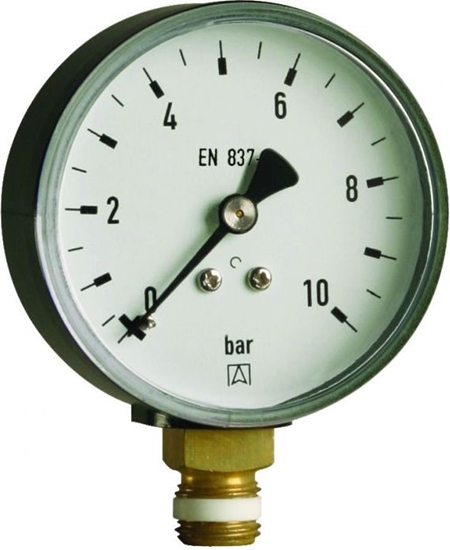 Изображение Afriso Manometr grzewczy RF 100 RAD 100mm 0 - 16bar 1/2" (63615)