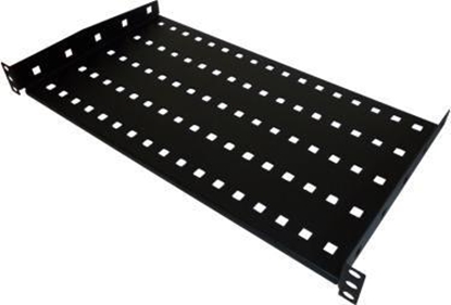 Attēls no Alantec Póka staa 19" 1U gb. 280mm, czarna, 2 punkty mocowania (SA-P-19-1U-280-2-C-02)