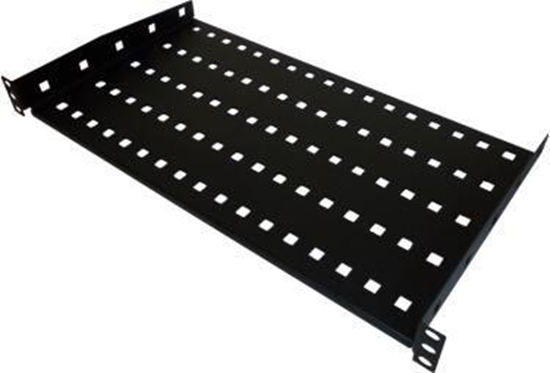 Picture of Alantec Póka staa 19" 1U gb. 280mm, czarna, 2 punkty mocowania (SA-P-19-1U-280-2-C-02)