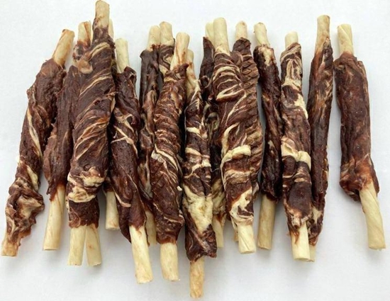 Picture of ALDA Alda G009 Kabanos Zawijany Z Królikiem I Dorszem 500g