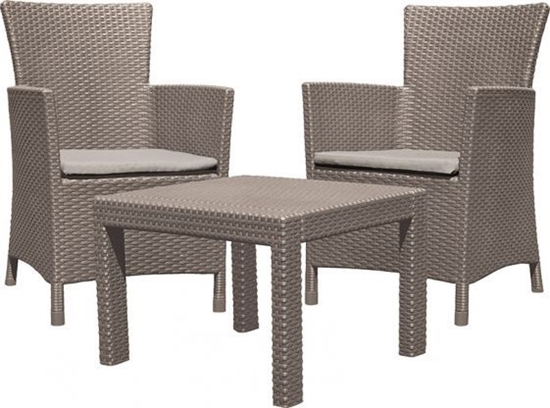 Изображение Allibert Meble ogrodowe ROSARIO BALCONY SET - cappuccino