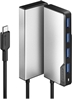 Picture of ALOGIC UCFUUA-SGR interface hub USB 3.2 Gen 1 (3.1 Gen 1) Type-C 5000 Mbit/s Black, Silver