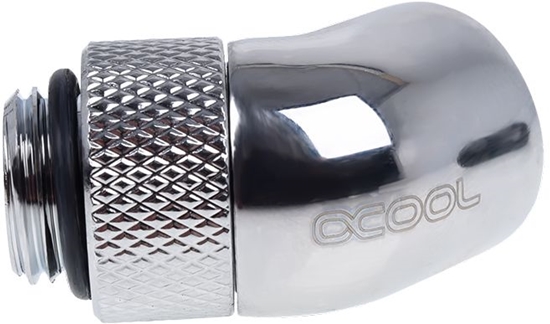 Picture of Alphacool Zczka ktowa 45°, obrotowa, 1/4", chrom (17247)