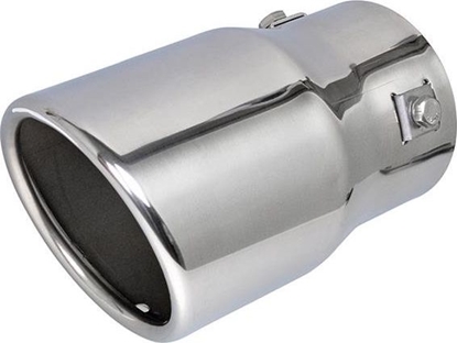 Изображение AMiO Chromowana kocówka tumika 90mm, monta 33-78mm uniwersalny