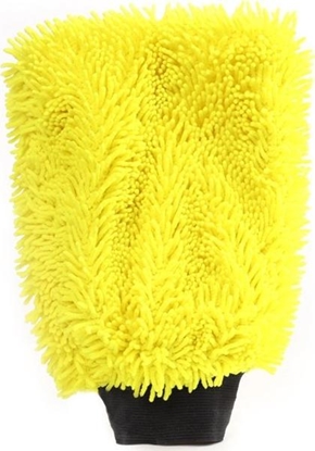 Picture of AMiO Rękawica do mycia samochodu z mikrofibry 23x17cm 71g (żółta)