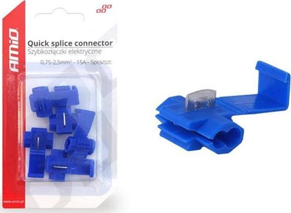 Attēls no AMiO Szybkozczki elektryczne 0,75-2,5mm2 15A 5szt blister