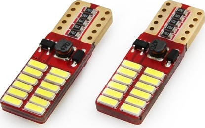 Attēls no AMiO arówki LED AMIO W5W T10 24xSMD 4014 (canbus)