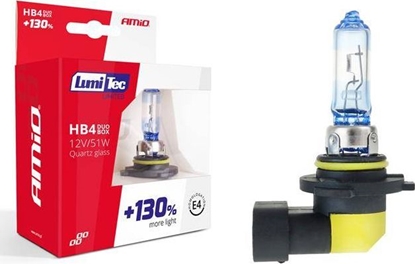 Picture of AMiO Zestaw arówek halogenowych HB4 12V 51W LumiTec LIMITED +130% DUO BOX
